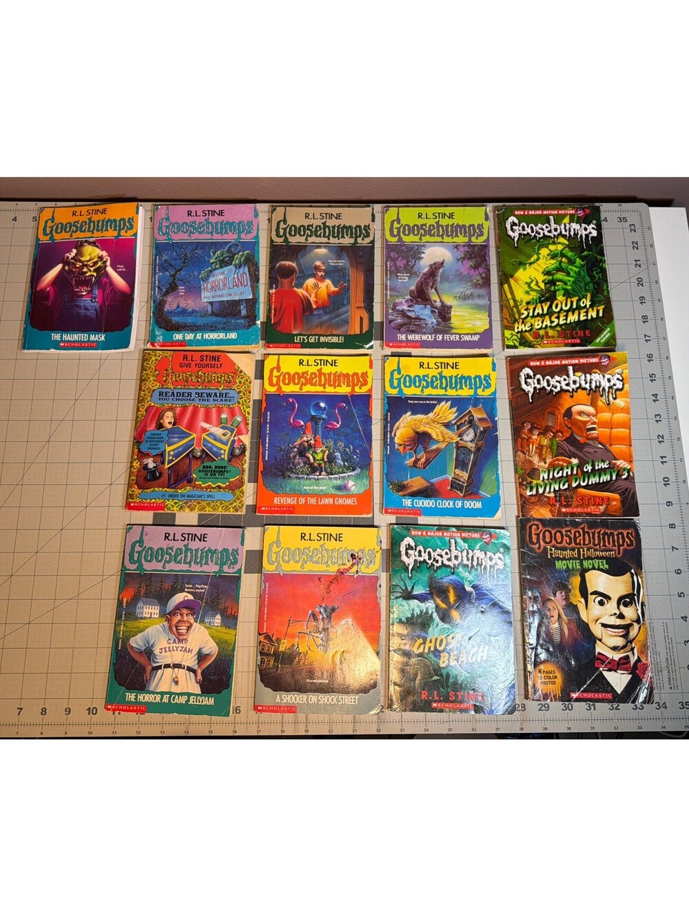 R.L. Stine Goosebumps Paperback Book Lot 13